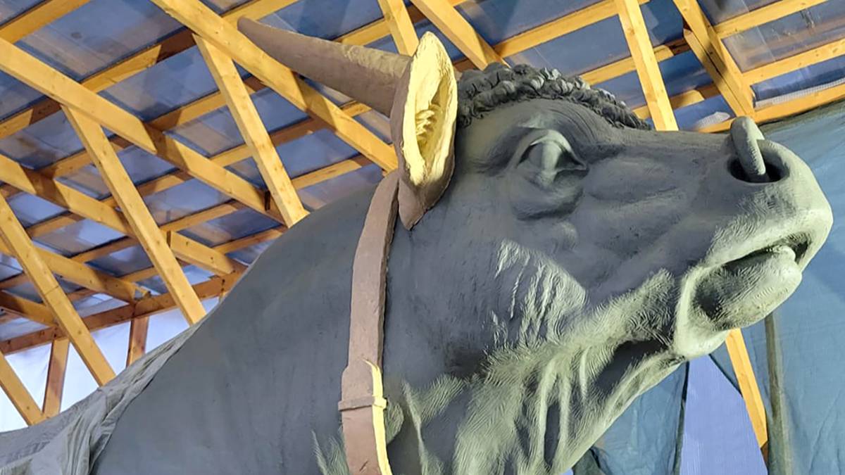 Скульптуры быков вернутся на павильон «Мясная промышленность» на ВДНХ