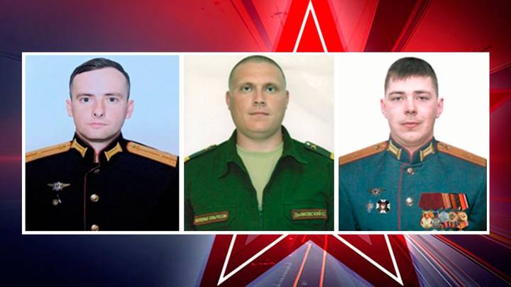 Старший сержант Юрий Лапиков, Сержант Константин Дымовский, Майор Антон Феонов 