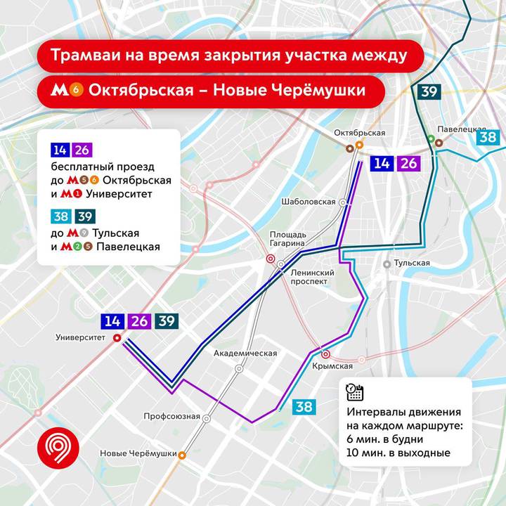 Москвичам рассказали об изменении движения трамваев на юго-западе столицы