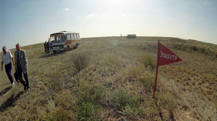 Семипалатинский ядерный полигон, 2001 год / Фото: РИА Новости  Семипалатинский ядерный полигон, 2001 год / Фото: РИА Новости