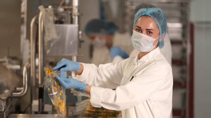 Производственный процесс на фабриках-кухнях 