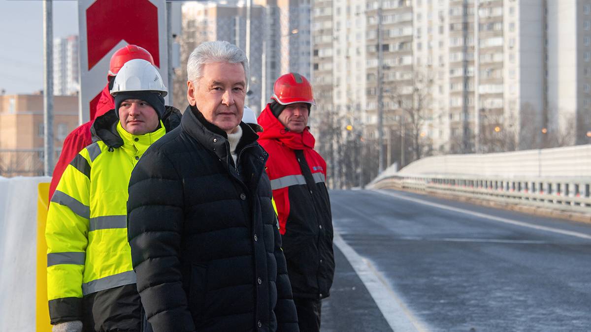 Собянин: Строительство Северного дублера Кутузовского проспекта завершится в этом году