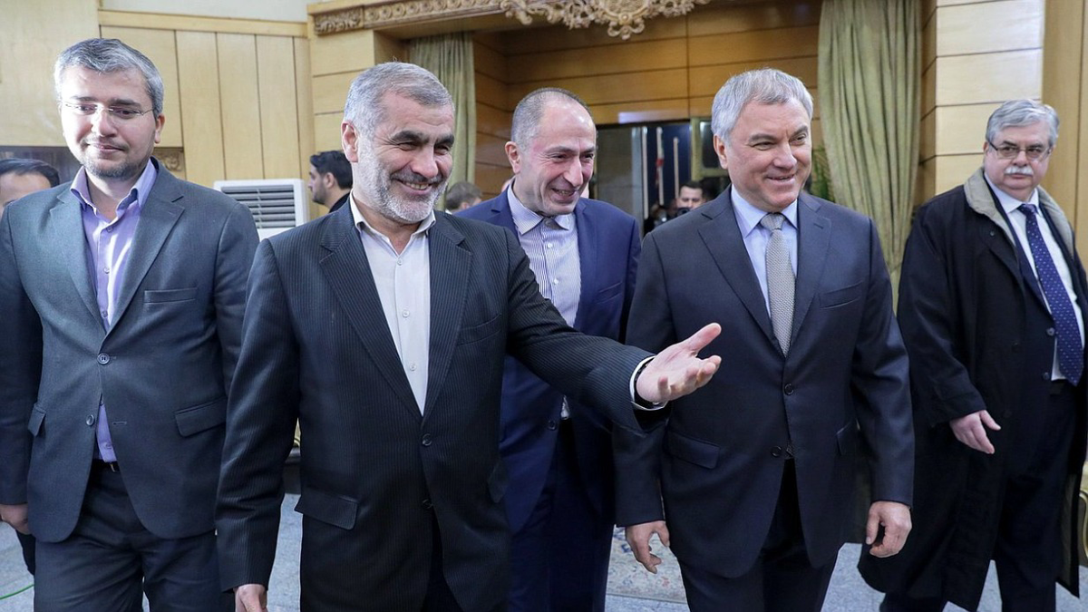 Делегация Госдумы с Володиным прибыла с визитом в Иран