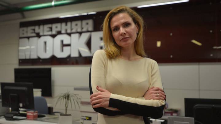 Режиссер в редакции газеты «Вечерняя Москва»