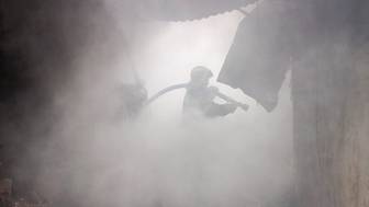 Площадь пожара в порту Темрюка увеличилась до 1350 «квадратов»