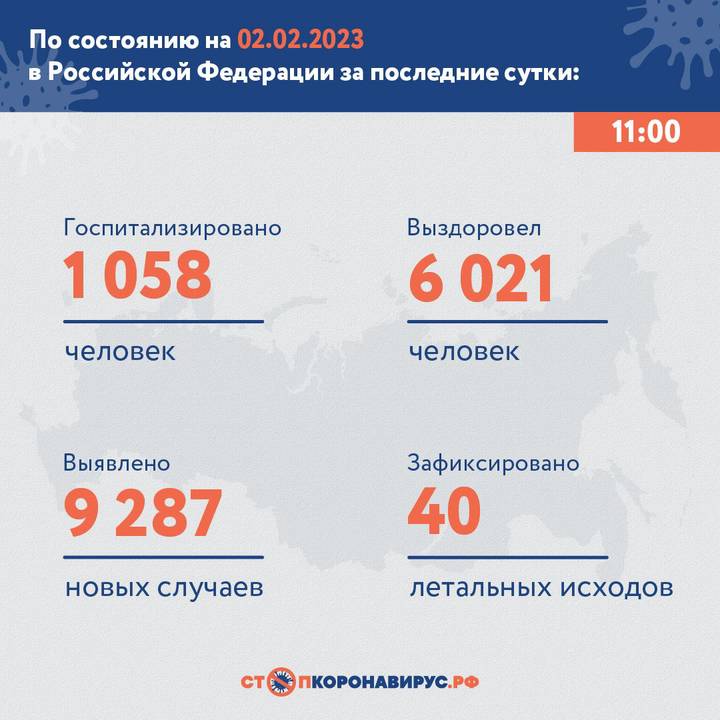 В России выявили 9287 новых случаев коронавируса за сутки