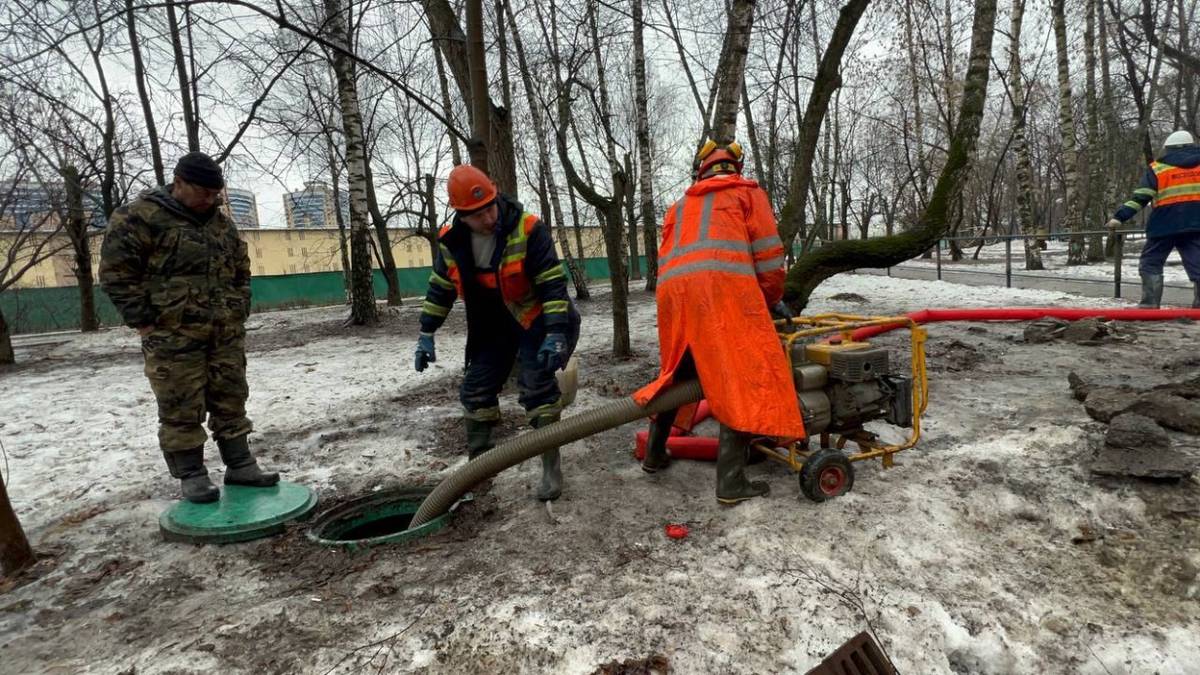 Городские службы подготовились к ликвидации возможных подтоплений в Москве