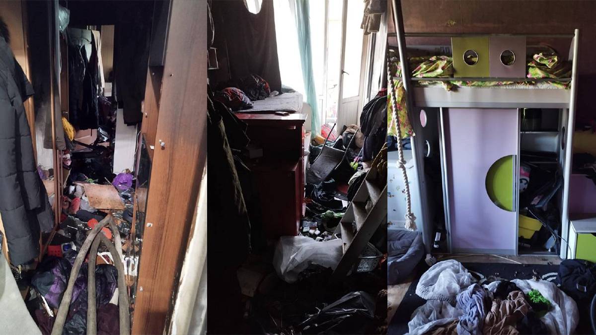 В горящей квартире в Москве нашли пристегнутого наручниками к посудомоечной машине мужчину