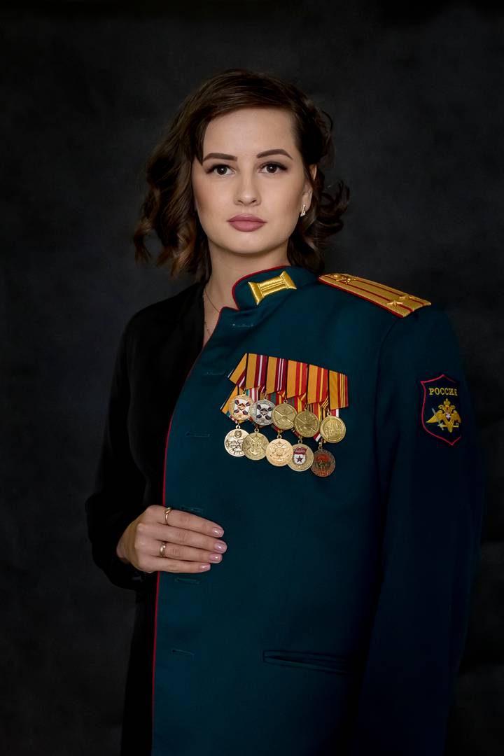 Анастасия, супруга подполковника / Фото: Пресс-служба организации проекта «Жена героя»