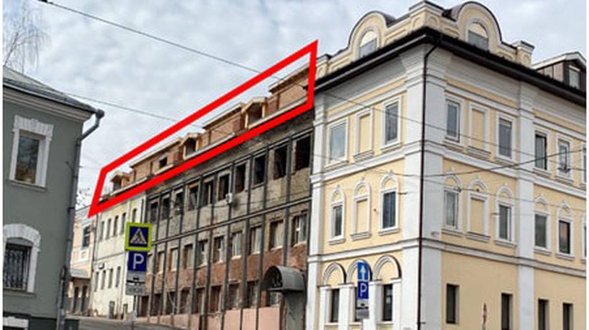 Работы по незаконной реконструкции здания были пресечены в Таганском районе