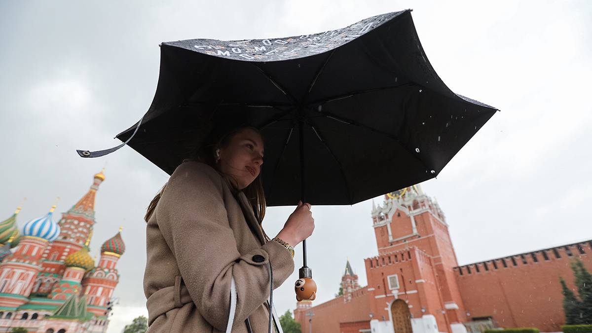 Гроза, дождь и усиление ветра ожидаются в Москве вечером 9 июня