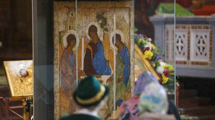 Изображение христа в храме христа спасителя