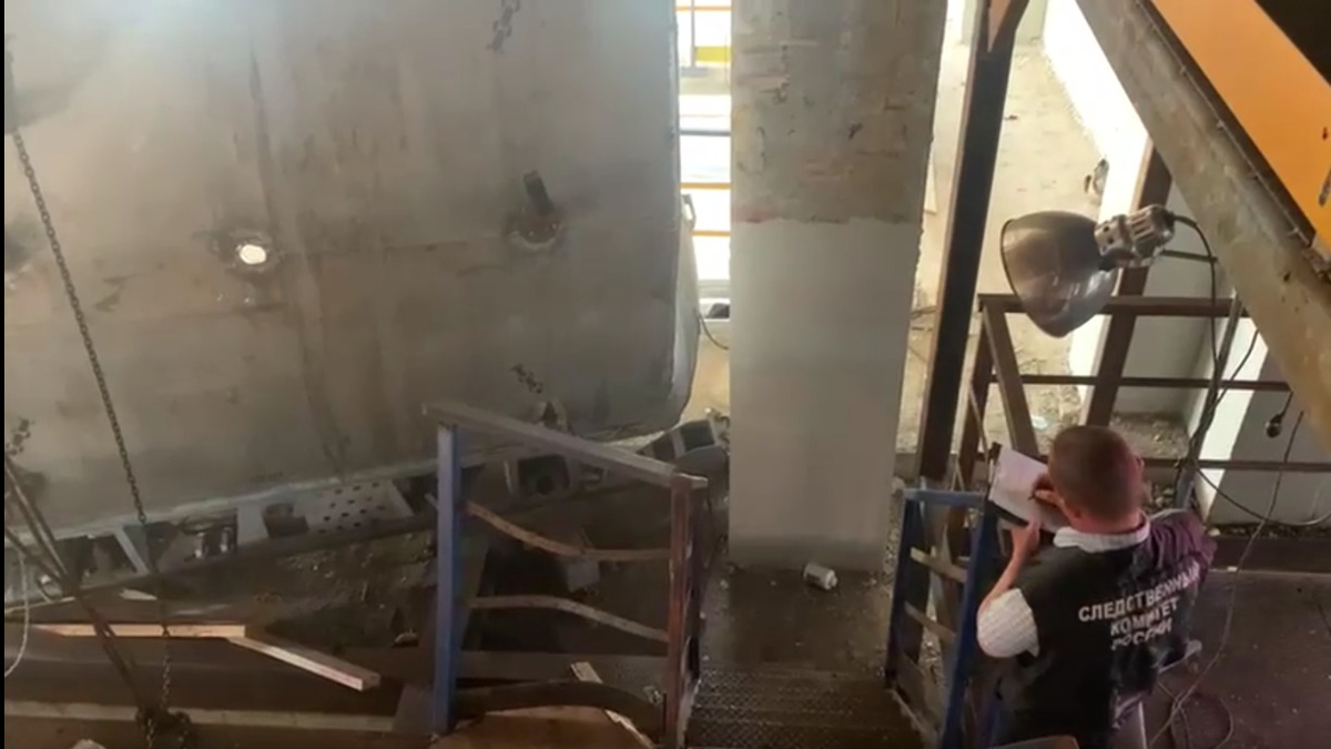 Появилось видео с химического завода в Сергиевом Посаде, где погибли двое рабочих