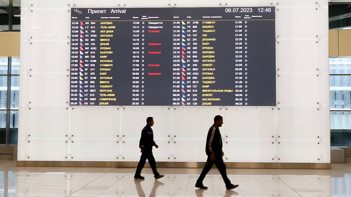 Более 40 пассажирских рейсов перенаправили из-за закрытия московских аэропортов