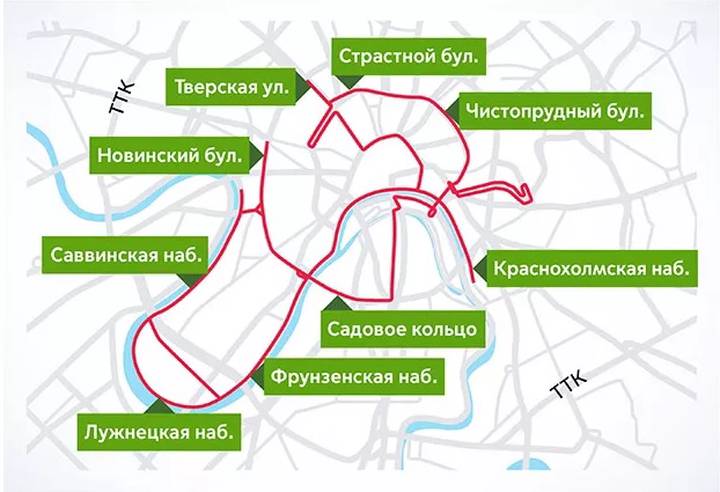 План реконструкции Садового кольца в программе «Моя улица» - Афиша Daily