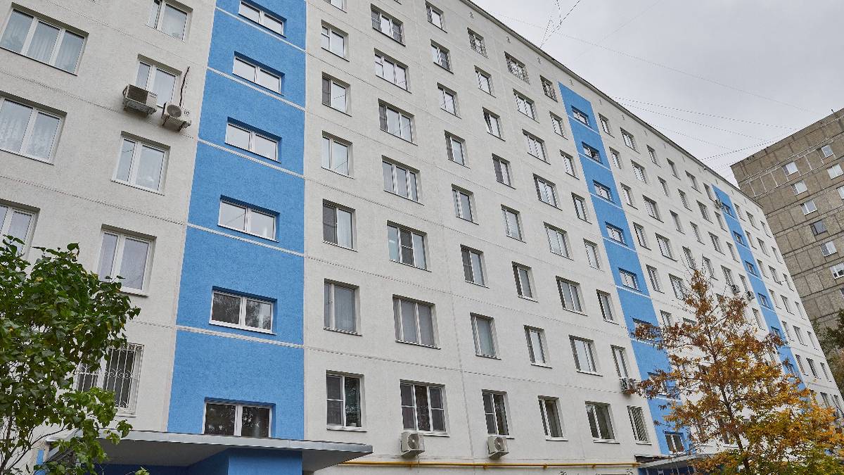 Фасад дома в Войковском районе восстановили при помощи передовой технологии