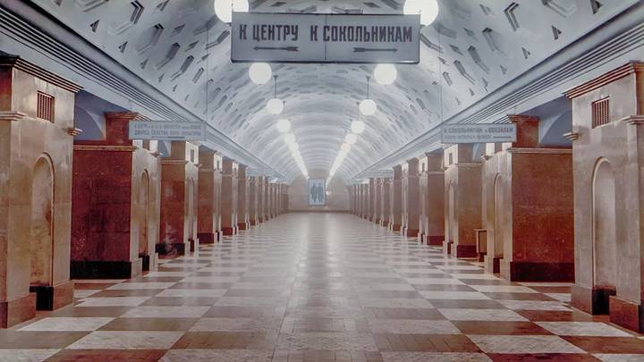 Станция «Красные Ворота» / Фото: Главархив Москвы