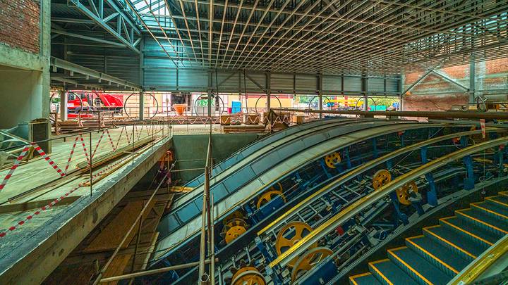 Строительство станции «Марьина Роща» Большой кольцевой линии / Фото: АО «Мосинжпроект»