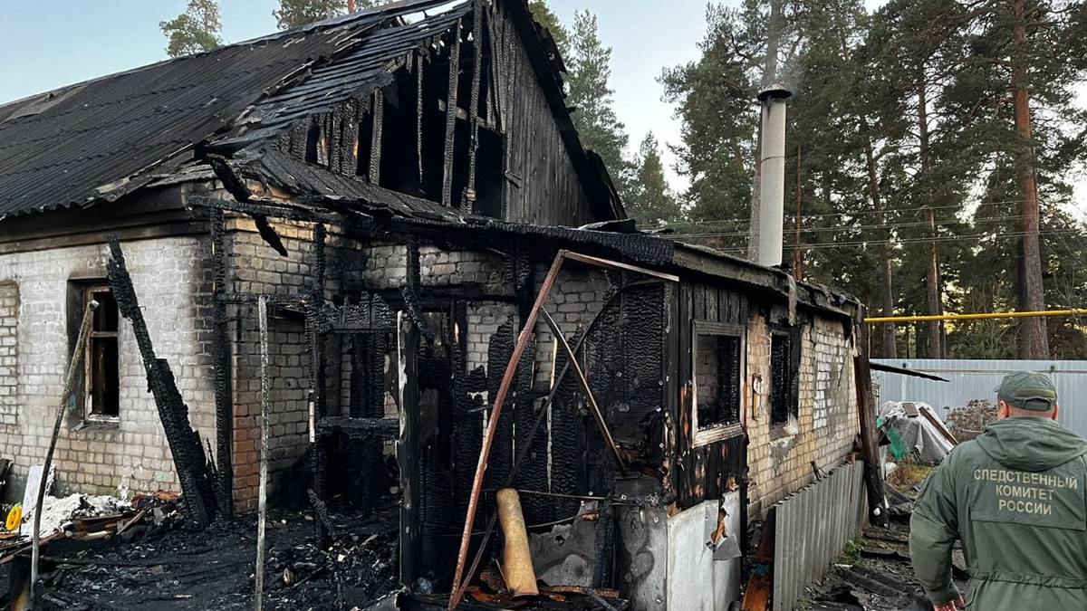 Четыре ребенка сгорели заживо при пожаре в частном доме в Мордовии