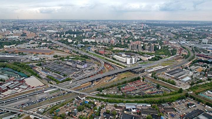 Строительство южного участка Московского скоростного диаметра / Фото: АО «Мосинжпроект»