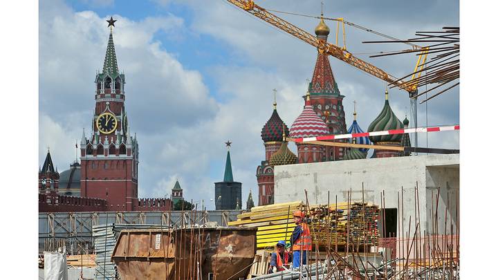 Ход строительства парка «Зарядье» / Фото: АГН Москва