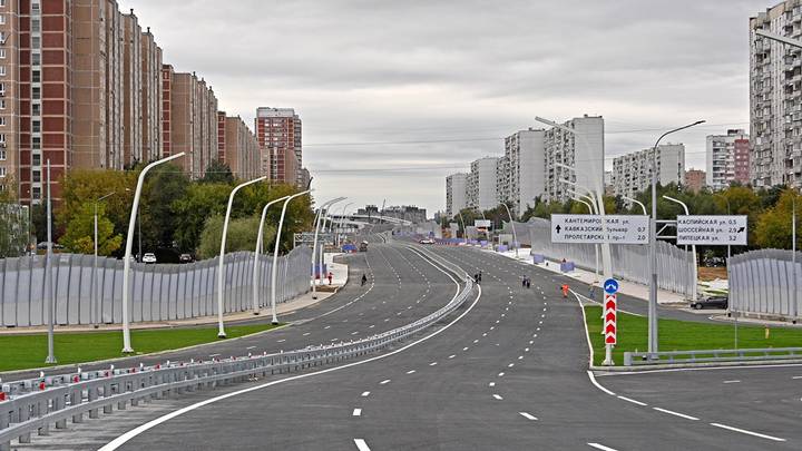 Участок южного направления Московского скоростного диаметра от Южной рокады до МКАД / Фото: АО «Мосинжпроект»