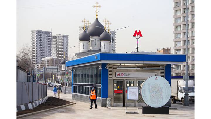 Станция «Окская» Некрасовской линии / Фото: Сергей Ведяшкин / АГН Москва