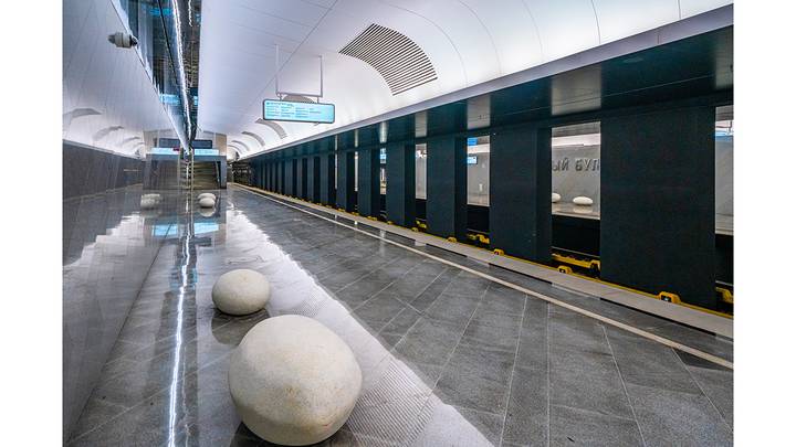 Станция «Кленовый бульвар» Большой кольцевой линии / Фото: АО «Мосинжпроект»
