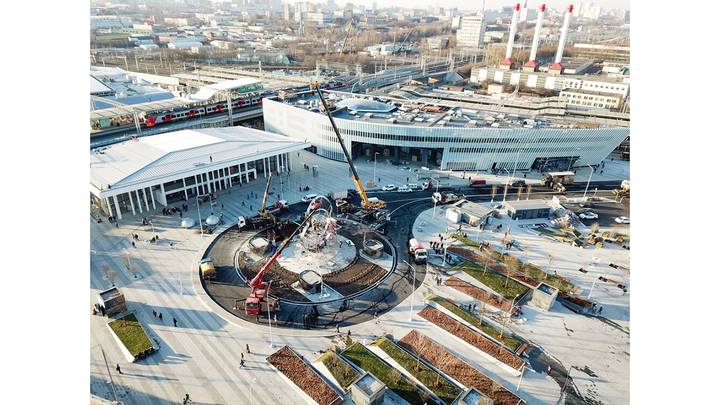 Строительство станции «Нижегородская» Большой кольцевой линии / Фото: АГН Москва