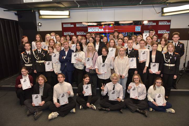 Церемония вручения сертификатов проекта «Живая история» состоялась в пресс-центре «Вечерней Москвы»