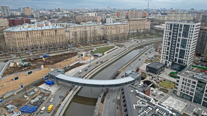 Пешеходный мост через реку Яузу / Фото: stroi.mos.ru