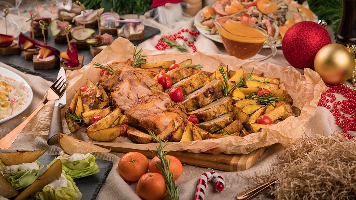 Названы пять полезных блюд для новогоднего застолья
