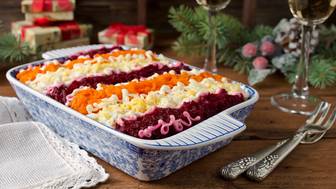 Стоимость приготовления селедки под шубой за год выросла на девять процентов