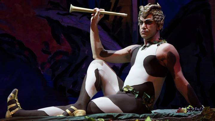 В сцене из одноактного балета Вацлава Нижинского «Послеполуденный отдых фавна», 2014 год / Фото: РИА Новости