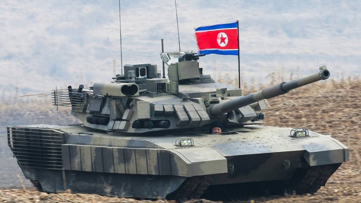Ким Чен Ын лично протестировал новый северокорейский танк 