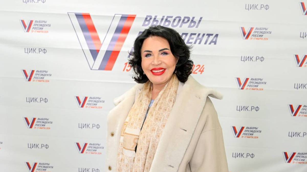 Надежда Бабкина проголосовала на выборах президента России в Москве 