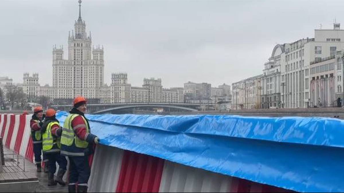 Набережные в центре Москвы защитили от подтоплений