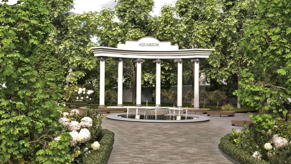 Собянин рассказал о планах благоустройства сада «Аквариум» на Большой Садовой