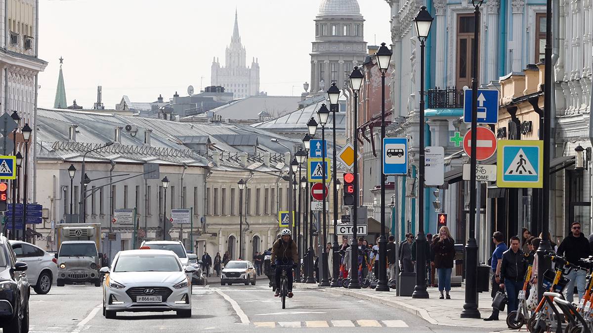 Названы участки дорог с затрудненным движением в Москве 10 апреля