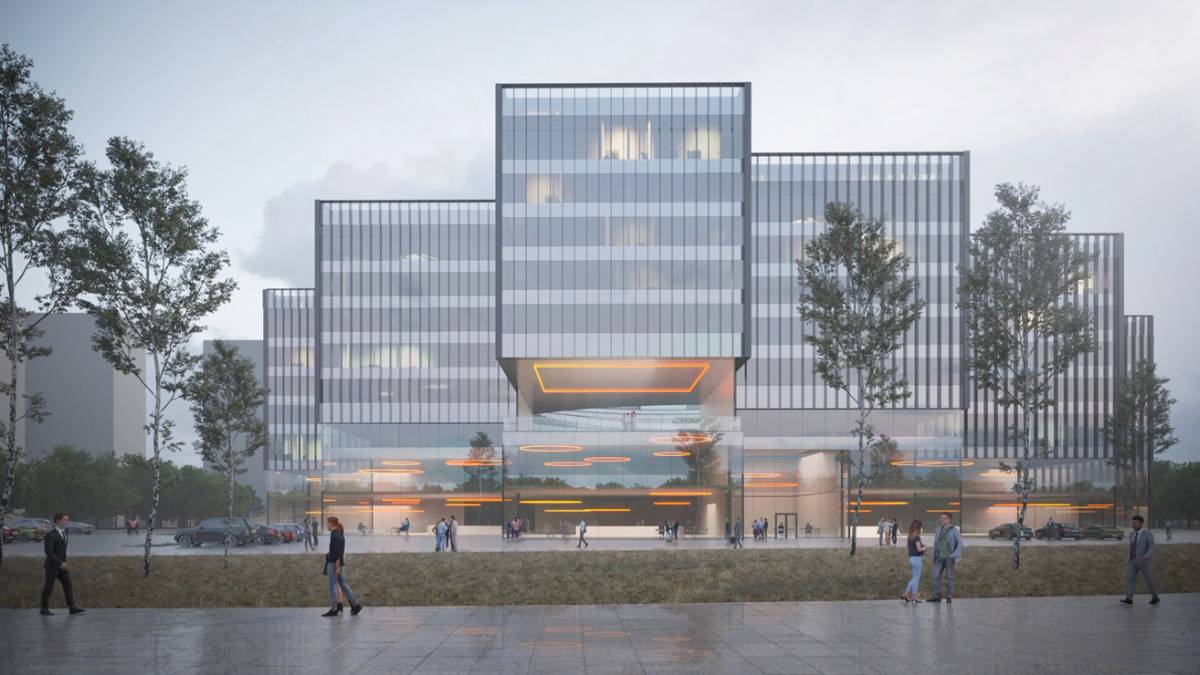 Офисный центр по городской программе построят в стиле хай-тек