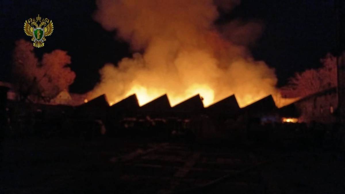 Прокуратура контролирует расследование пожара на производстве в Орехово-Зуеве