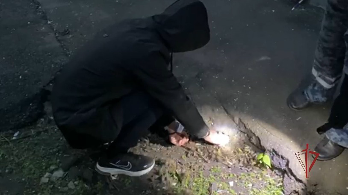 Наркокурьера задержали на востоке Москвы. Видео