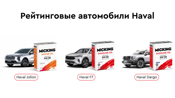 MICKING — моторное масло последней классификации для китайских автомобилей