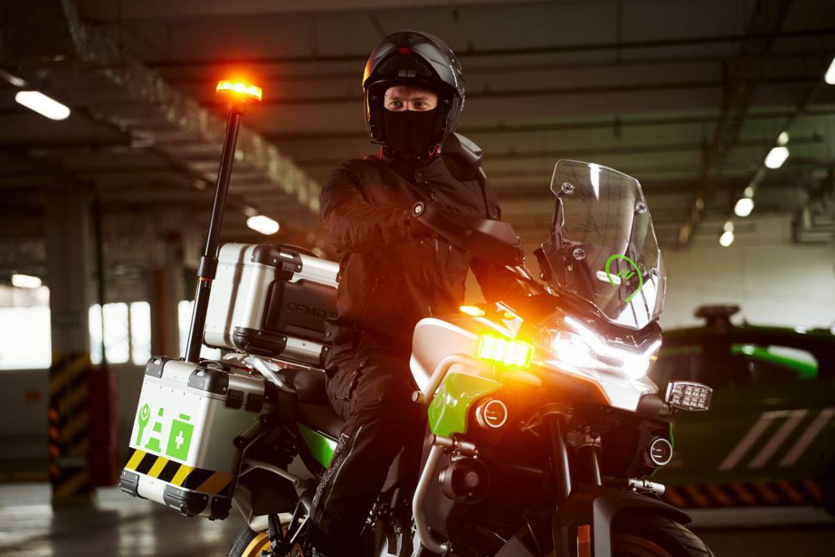 Мотоциклисты появились в штате Дорожного патруля ЦОДД