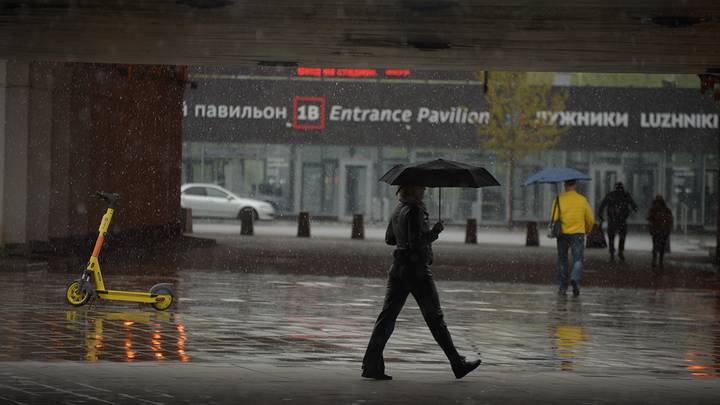 Снег с дождем 7 мая в Москве / Фото: Пелагия Замятина / Вечерняя Москва
