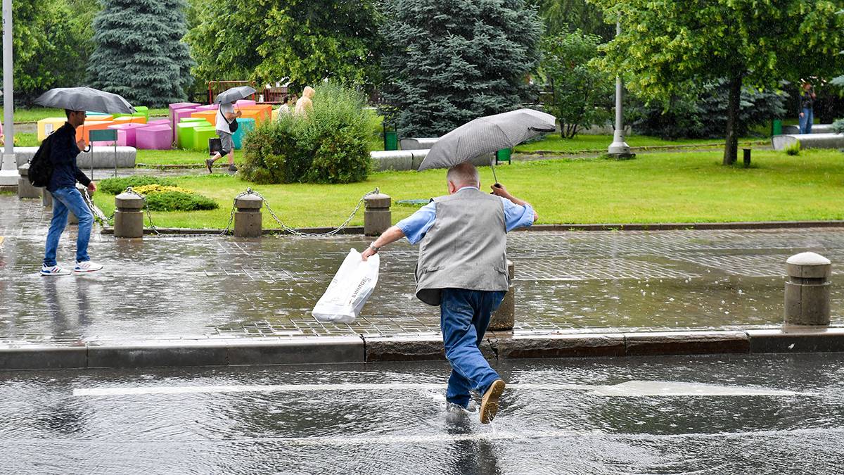 Синоптики спрогнозировали грозы и до 26 градусов тепла в Москве 18 июня