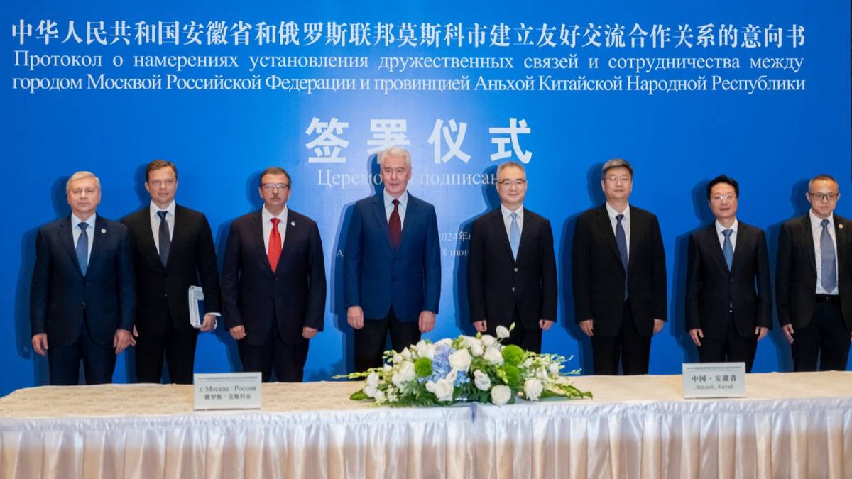 Сергей Собянин в ходе визита в Китай подписал ряд соглашений