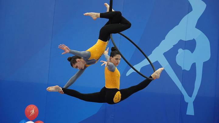 Соревнования по воздушной гимнастике / Фото: Виктор Хабаров / Вечерняя Москва