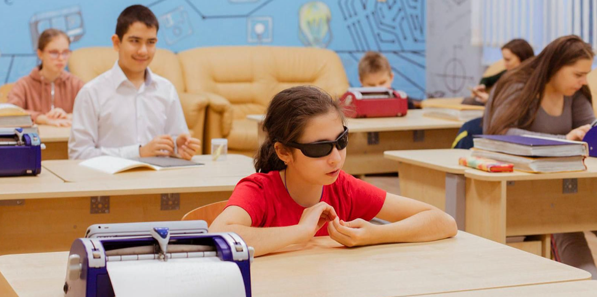 Всероссийский центр для одаренных незрячих детей в Москве принял новых учеников