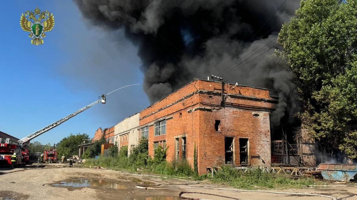 Прокуратура контролирует расследование пожара на производстве в Химках